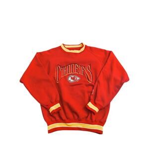 Logo 7 Kansas City Chiefs Red Yellow NFL Sweatshirt Men's Medium